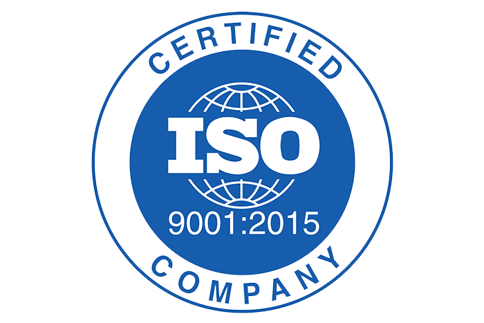 ISO 9001:2015 Certified Company